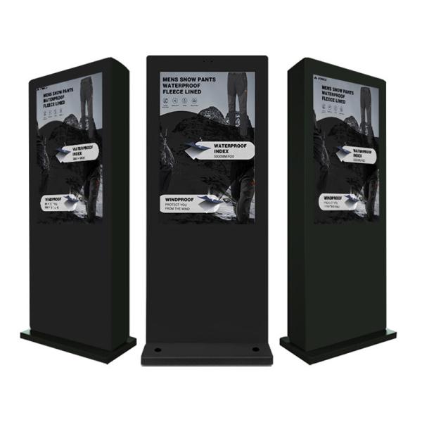 Piso vertical móvil capacitivo de pantalla táctil infrarroja panel de publicidad de pantalla de señalización y pantallas digitales LCD