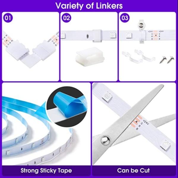 Living Room Gaming Lights Ambient Mood Light RGB Decor Night Lights Standing Led Corner Floor Lamp