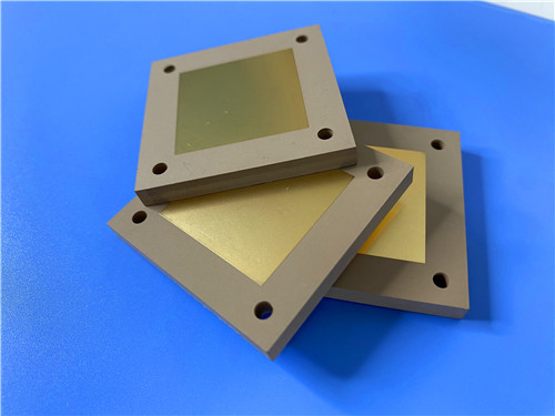 High DK value 16 2-Layer TP1600 ceramic-filled PPO PCB | 0.8mm dielectric laminate | Pure Gold Plating