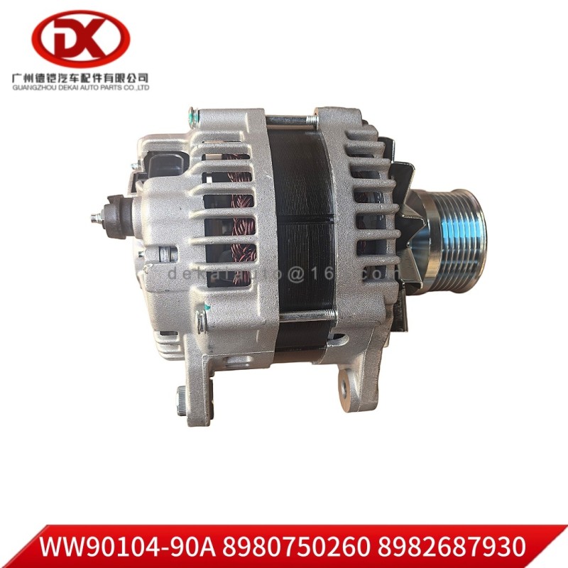Alternator 24V 80A 8980750260 8982687930 8 98075026 0 8 98268793 0  for ISUZU 700P 4HK1 Truck Parts