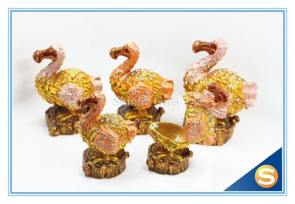 Mauritius Metal Animal DoDo Bird Trinket Box For decoration SCJ361