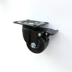 Custom Small Furniture Light Duty Caster Wheels 55mm Red Black Blue