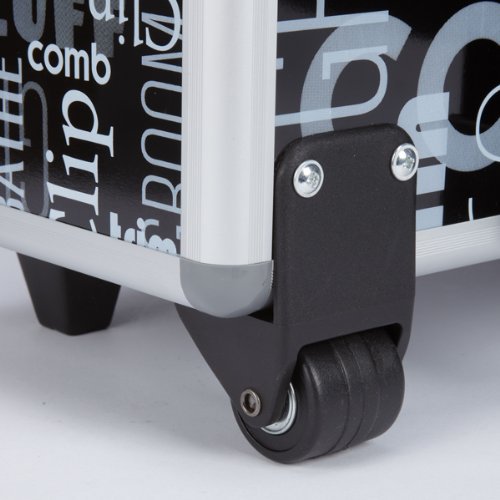 Professional Aluminum Hairdresser Tool Case , Rolling Hairdressing Storage Case