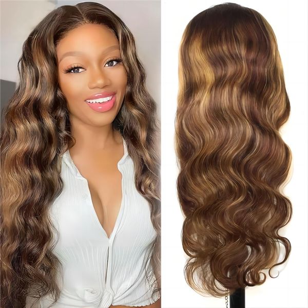 Full Hd Lace Front Human Hair Frontal Wigs Pre Plucked With Swiss Lace Base Material