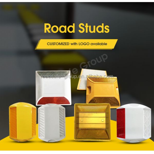 ROADSAFE Highway Durable ABS Plastic Roadside Reflector Cat Eye Reflective Road Stud