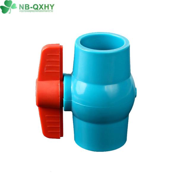 Valva de bola flexível com boa resistência ao calor e caixa de plástico PVC colorida