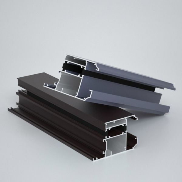 Бронзовые профили алюминиевого окна Windproof для квартиры виллы гостиницы