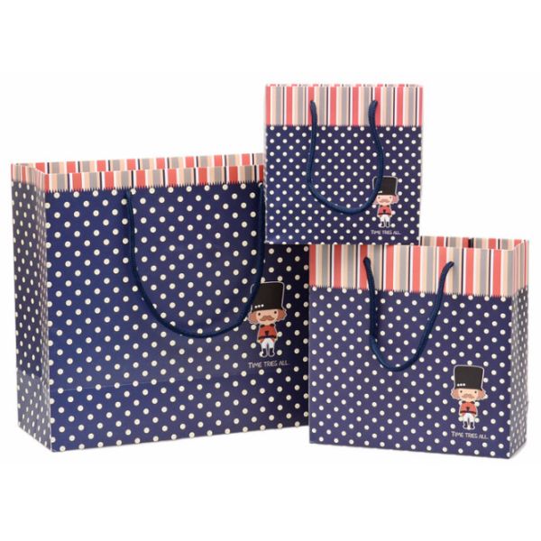 New Products Business Spotted Little Soldier Gift Bags Paper Bags Handbags Bags Gift Bags Clothing Bags