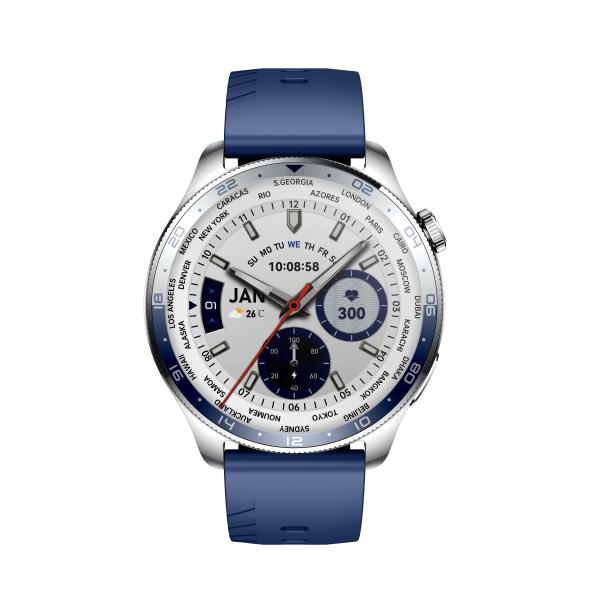 KW290B Titanium Bluetooth Calling 1.43” AMOLED Display Smartwatch 100 Sports Modes Health Stress Monitoring for Active Lifestyles