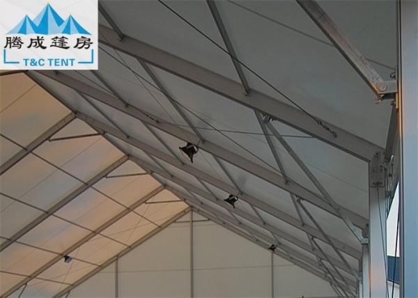 10x60m Outside Sporting Event Tents Heat Resistant With Glass Or PVC Door