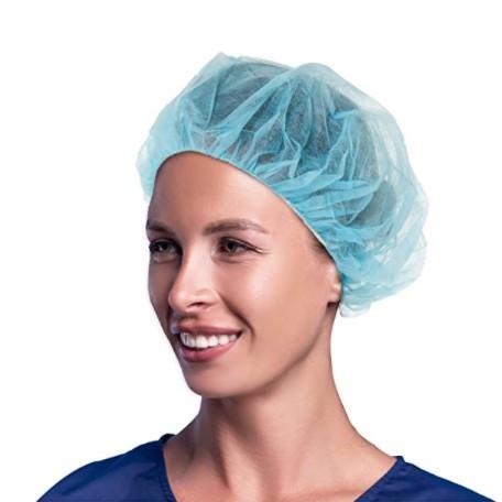 S&J Disposable Bouffant Cap Soft PP Non woven material Beauty Spa Hospital Disposable Clip Caps