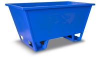 Azul concreto de las piezas del equipo de la caja de acero del mortero del indicador 10CBM 10
