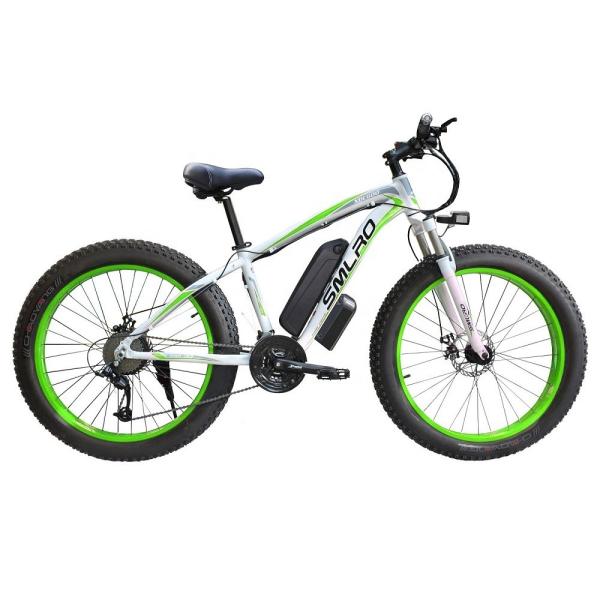TX50-7 Lever 26 Inch Fat Tire Electric Bike 1000W With 17500mAH Lithium Battery