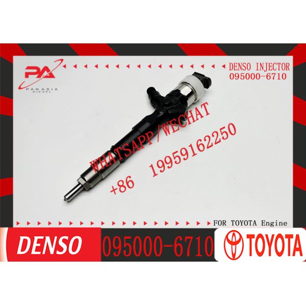 Remanufactured 095000-6710 095000-671# 095000-701# Truck/car/excavator Injector For OE 23670-30120 23670-30230 Diesel Engine