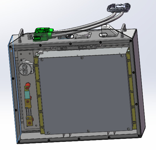 EIKTO 25.6V 175Ah Lithium Powered Forklift Battery Without Counterweight