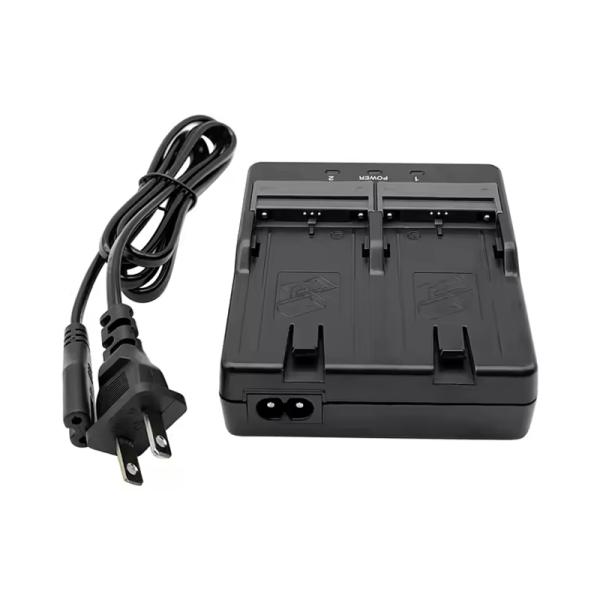 BC-L2A Dual Battery Charger Compatible for Total Station BT-L2 BDC46 BDC58 BDC70 Batteries Charging Dock EU US PLUG