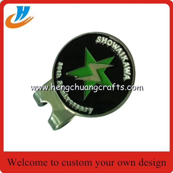 Hat clip golf accessory custom,sample or golf fork pictures is acceptable