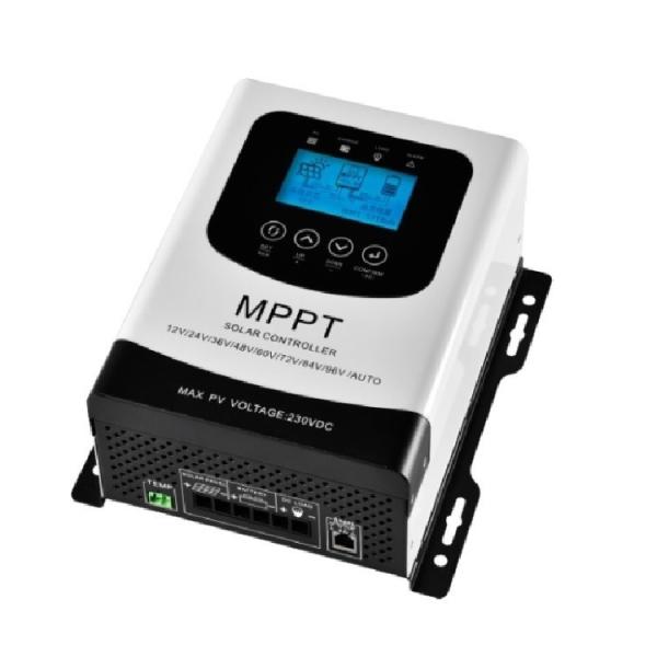 40A Solar Charger Controller Automatically Adjusts 12V to 96V MPPT Solar Charge Controller for Max PV Power 5760W White
