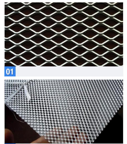 Square Diamond Expanded Wire Mesh Roll For Trailer / Zoo Animal Cages