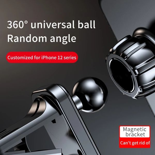 Magsafe 10W Car Wireless Charger Magnet Phone Car Holder 9V 1.67A For IPhone 12 Pro Max