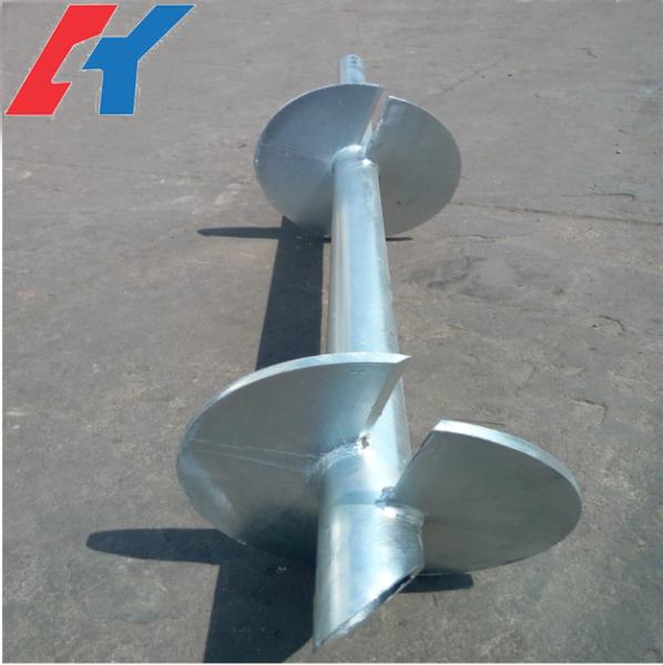 Factory Made Light Steel Construction Helical Anchor Pile for Solar Foundation System