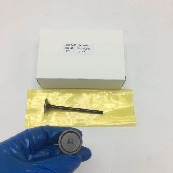 G4HC Car Engine Valves For HYUNDAI Atos 1.0 / 12V 999c.c 22211 - 02500 (IN) 22212-02500 (EX)