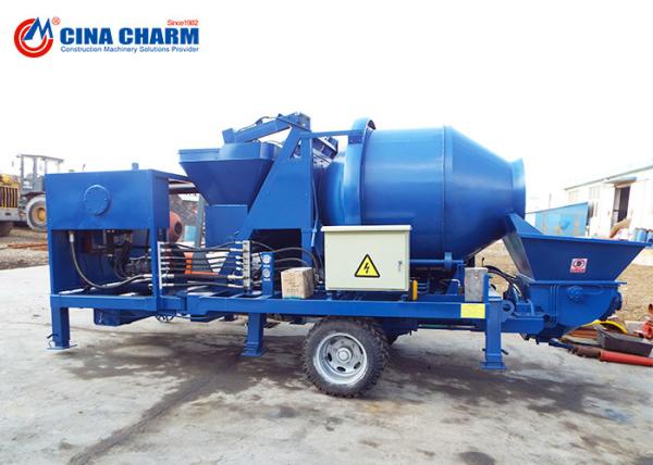 JBS40R Mobile Diesel Concrete Mixer Pump Big Capacity For Concrete Placing