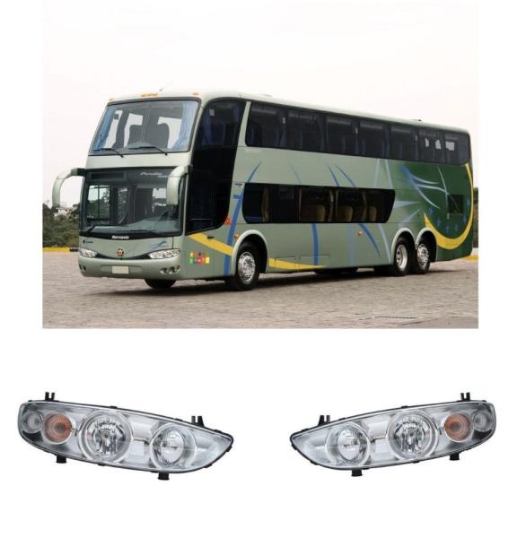 MARCOPOLO G6 Bus Parts LED Head Lamp Bus Front Head Light