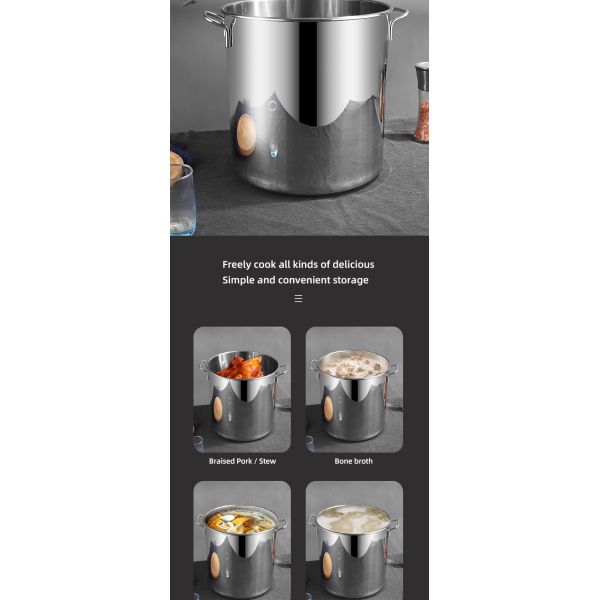 Бак коммерчески ведра нержавеющей стали 201 сверхмощный варя