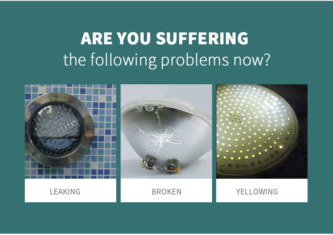 SMD2835 PAR56 1700LM привело пластмассу фонариков бассейна