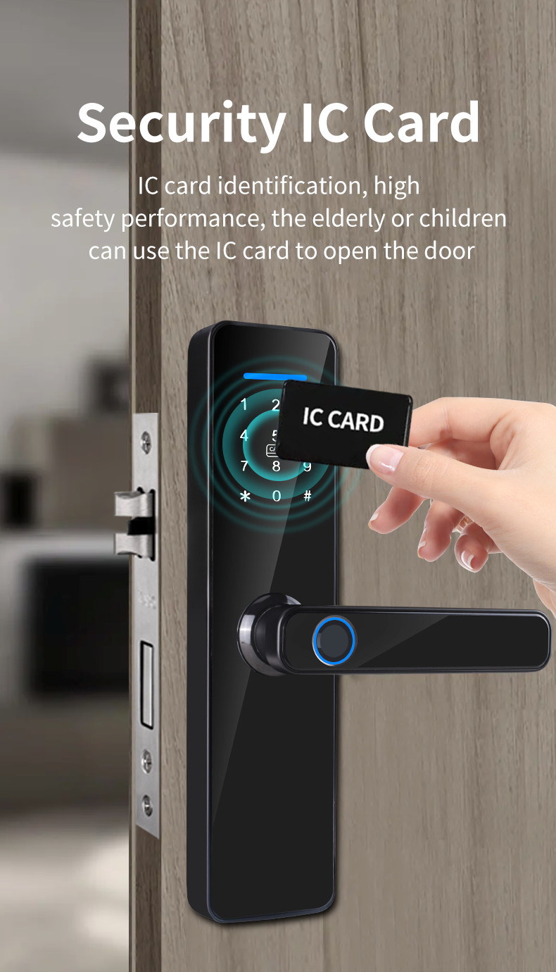 S811 Wifi Lock Tuya Zigbee TTlock Биометрический отпечаток пальцев Умный цифровой дверной замок