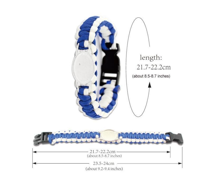Fashion Bracelet Custom Fashion Handmade 550 Paracord Survival Bracelet