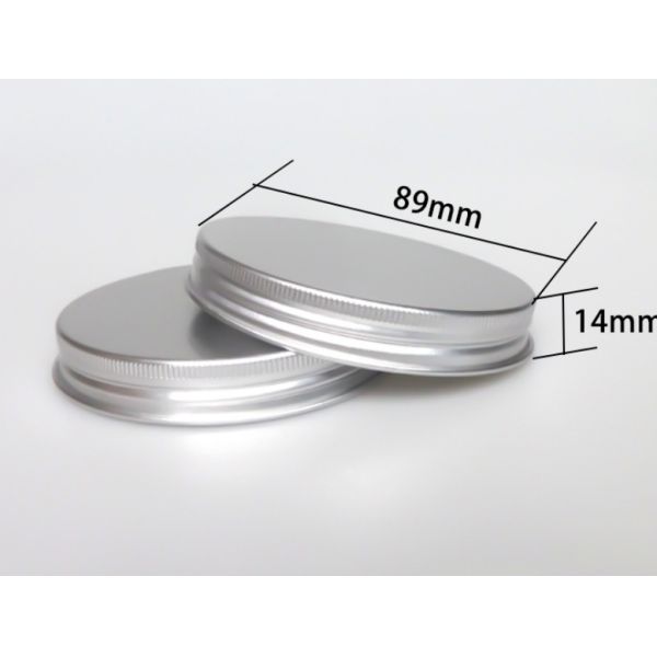 89 мм*14 мм Прокрученная алюминиевая крышка ПЭТ Пластиковая чайная бутылка Свеча Бутылка Универсальная уплотнительная металлическая крышка