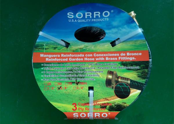 5/8 Inch 15mm Garden PVC Hose / Plastic Soft Fiber Reinforced Pipe Tubing