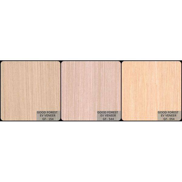 Проектированный деревянный цвет прямого зерна дуба облицовки облицовки EV естественный