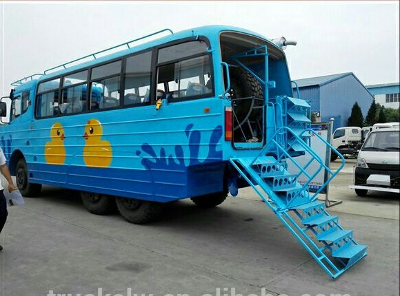 L'eau militaire et le but spécial de terre troquent la masse chargée par 5000kg amphibie du véhicule 6x6