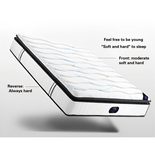 Natural Home Bedroom Massage Nine-zone Independent Spring Mattress with Modern Design