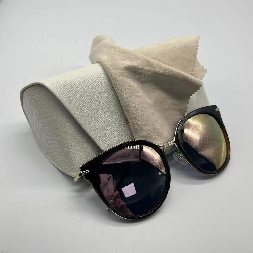 Irregular Fashionable Hard Metal Eyeglass Case Envelop Luxury Stylish 16.4CM