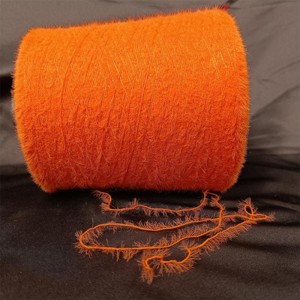 1.3cm 1.5cm Feather Yarn Thread Wool Imitation Mink Yarn Eyelash Yarn For Socks Knitting