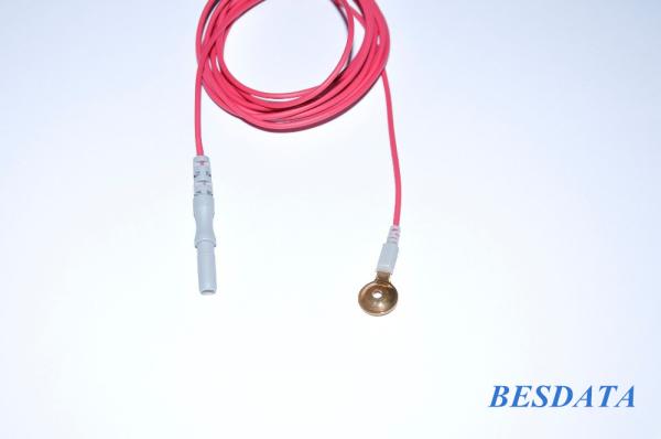 Gold Plated EEG Cup Electrodes Coated Gold Electrodes For Medical