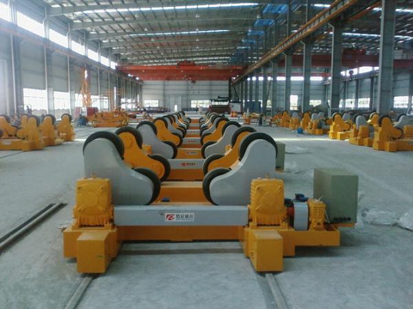 3T - 500T Tank Turning Rolls , Self-aligned Welding Rotator High Speed