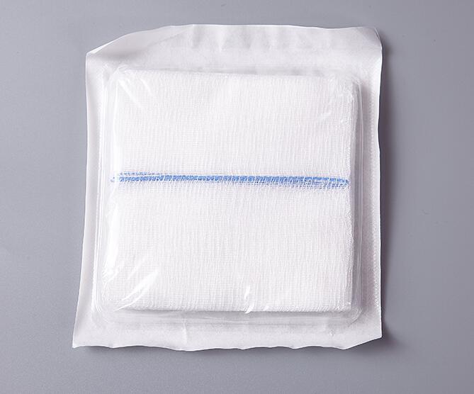 Хирургическая отбеленная губка 12ply марли вещество-поглотителя наслаивает