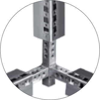 42U/47U Capacity Server Rack Cabinet with 1000 KG Load Capacity and SPCC Cold Rolled Steel Construction