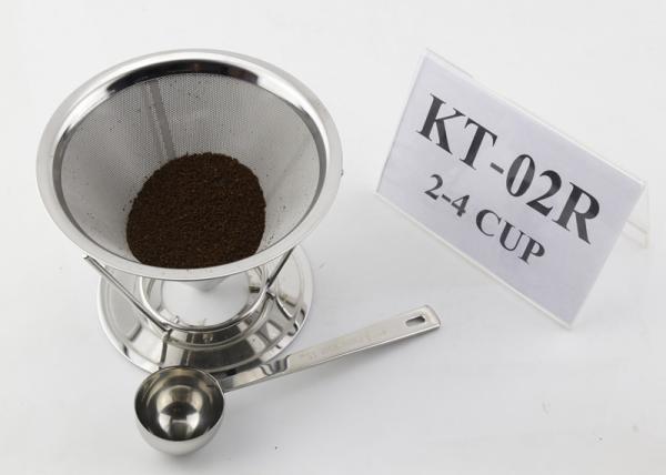 Stainless Steel Pour Over Coffee Maker Gift Set With Coffee Scoop
