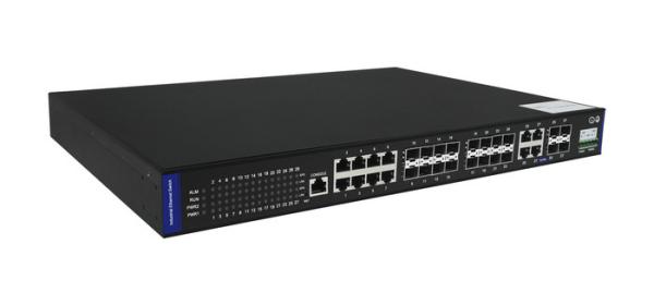 4 Gigabit Industrial Switch COMBO+16*Gigabit SFP+8 *10/100/1000M Base-TX