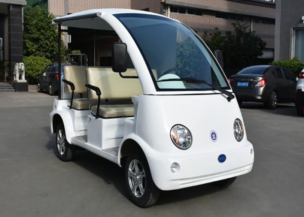 Tourist Sightseeing Small Electric Cars With Vacuum Tire For 4 Person