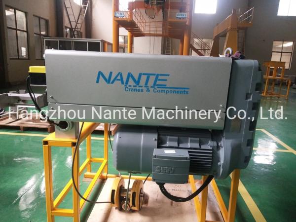 10 T Electric Low Headroom Hoist Double Girder Wire Rope Pulling Hoist
