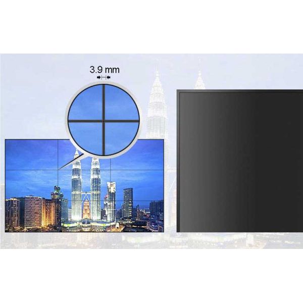 Floor Stand Wall Monitor Display , Commercial Digital Signage Video Wall Lightweight