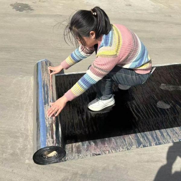 Polymer Modified Bitumen Waterproofing Membrane Customized For Steel Structures 1.5mm