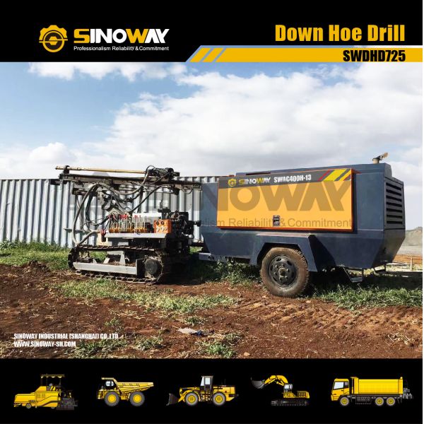 75mm - 105mm Track Wagon Drill / Rock Drill , Down Hole Drill for Blasting